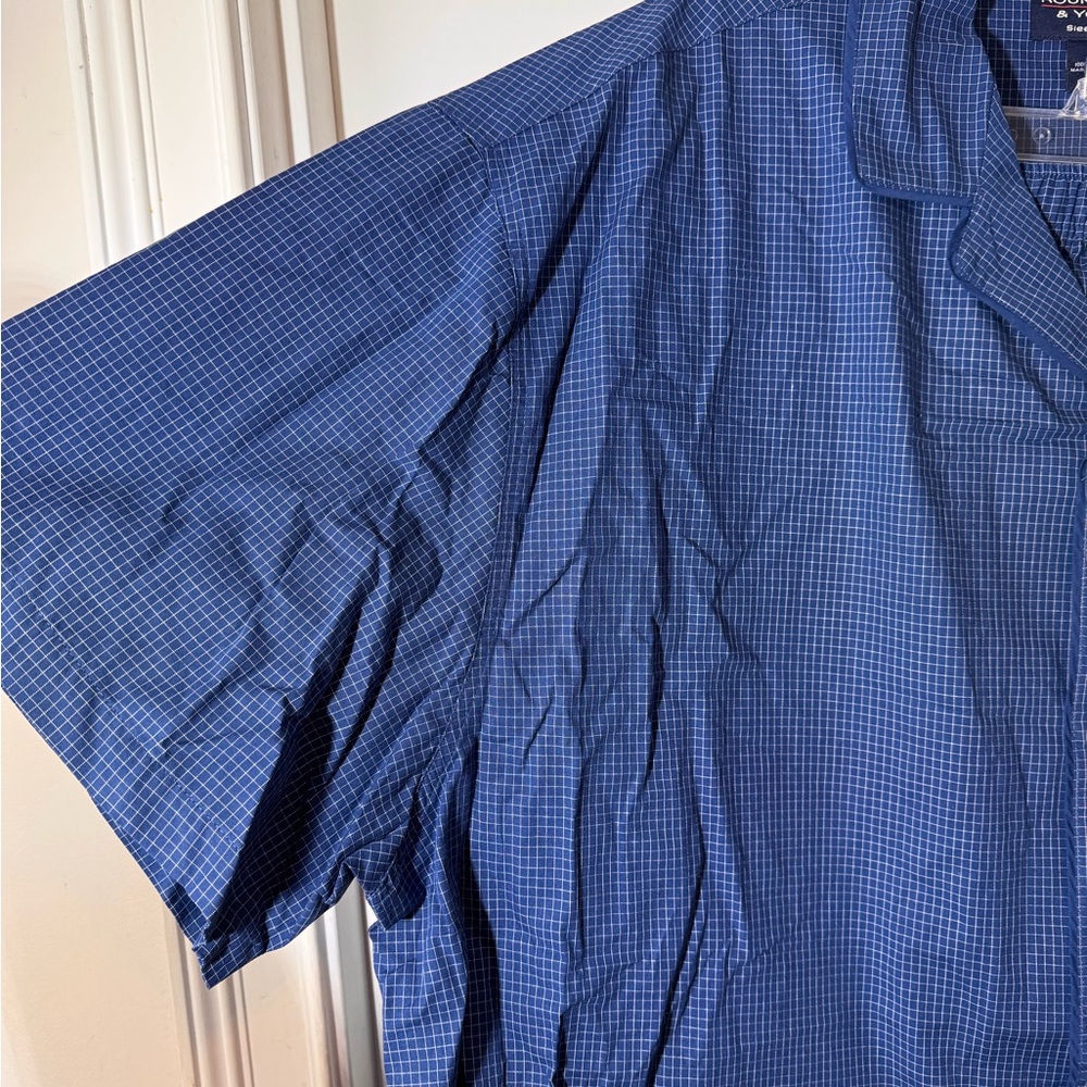 Roundtree & Yorke Lightweight Blue pajama set - Picture 4 of 10